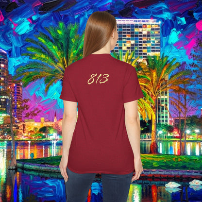 TB Monogram Tee — 813 Tampa Area Short-Sleeve T-Shirt