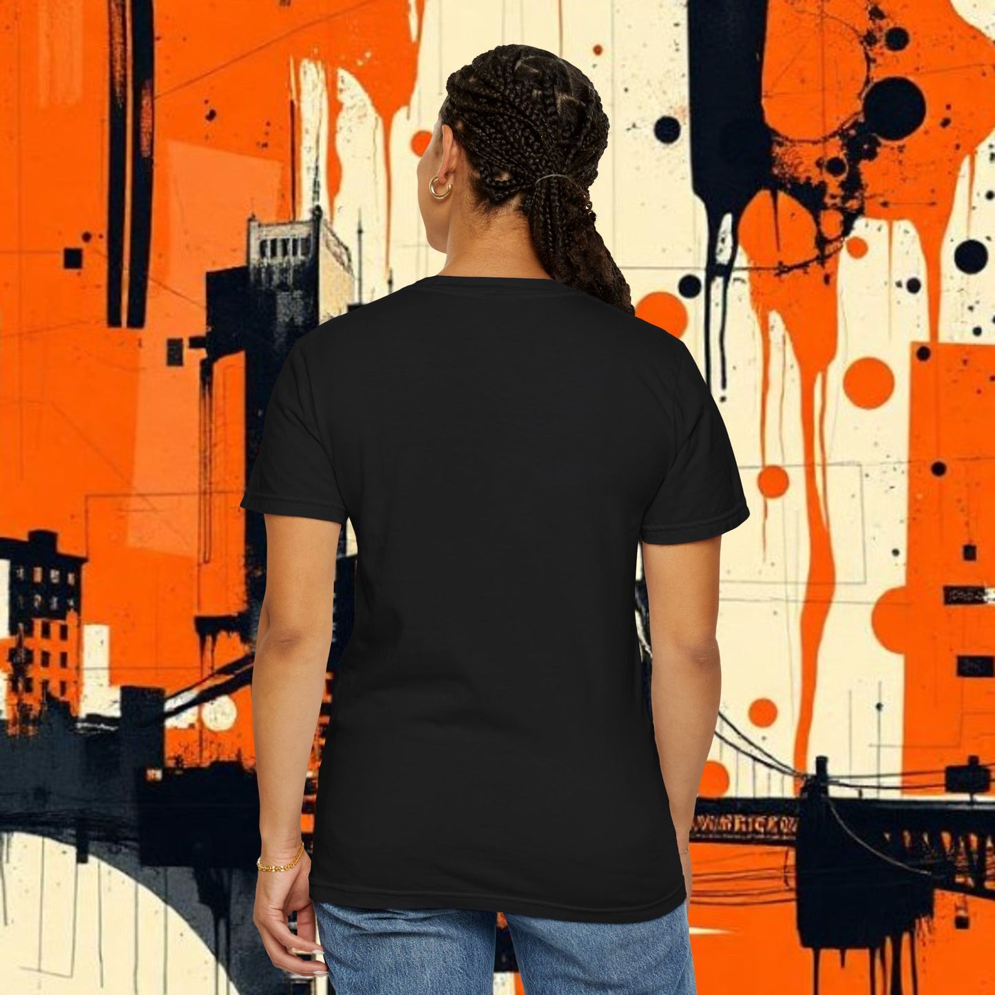 Bye Bye Baby Unisex Garment-Dyed T-Shirt, Fun Graphic Tee, Giants Fan Apparel, Casual Wear, Cute Statement Shirt, Summer Fashion