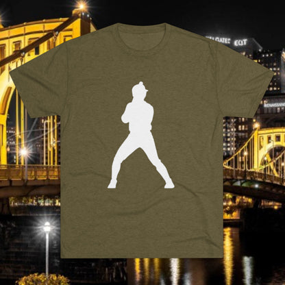 Baseball Stars Silhouette Tee — 22 Back Number Short-Sleeve Shirt