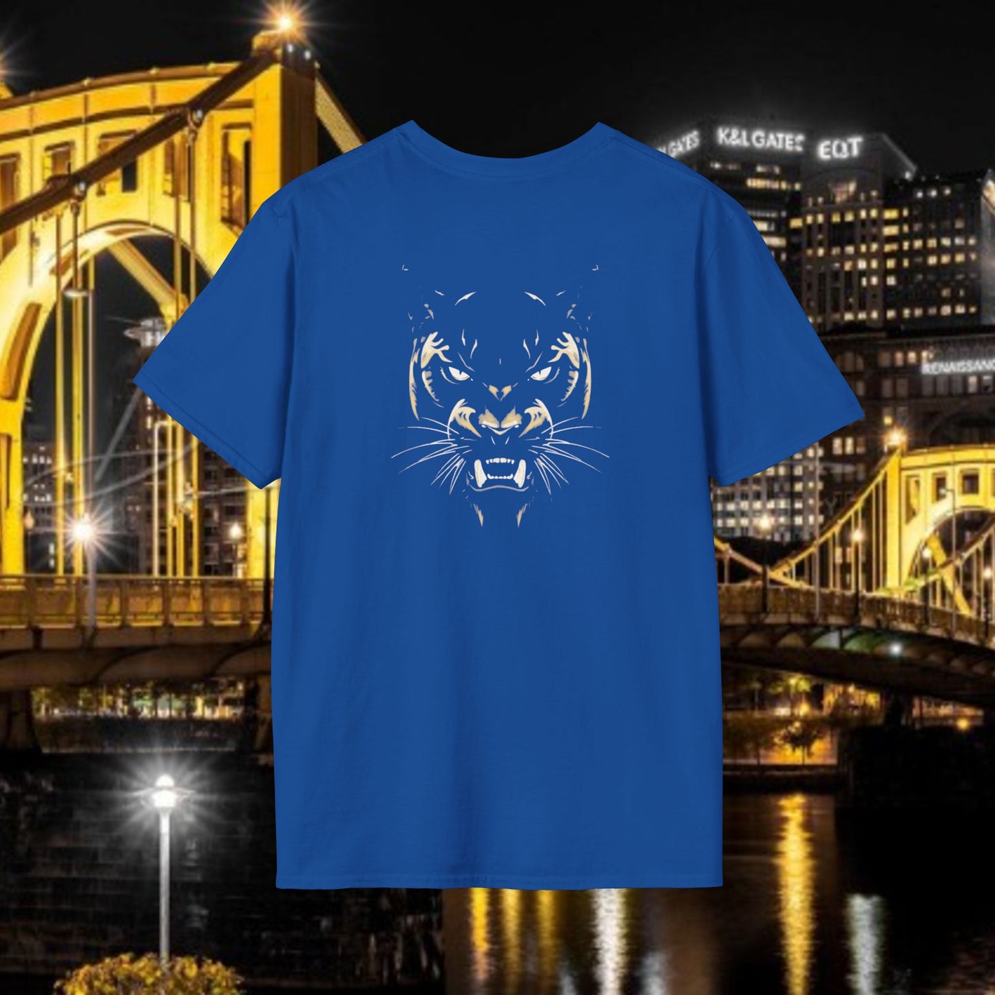 Pittsburgh Softstyle Tee, Unisex Graphic T-Shirt, Casual Wear, Sports Fan Apparel, Gift for Him/Her