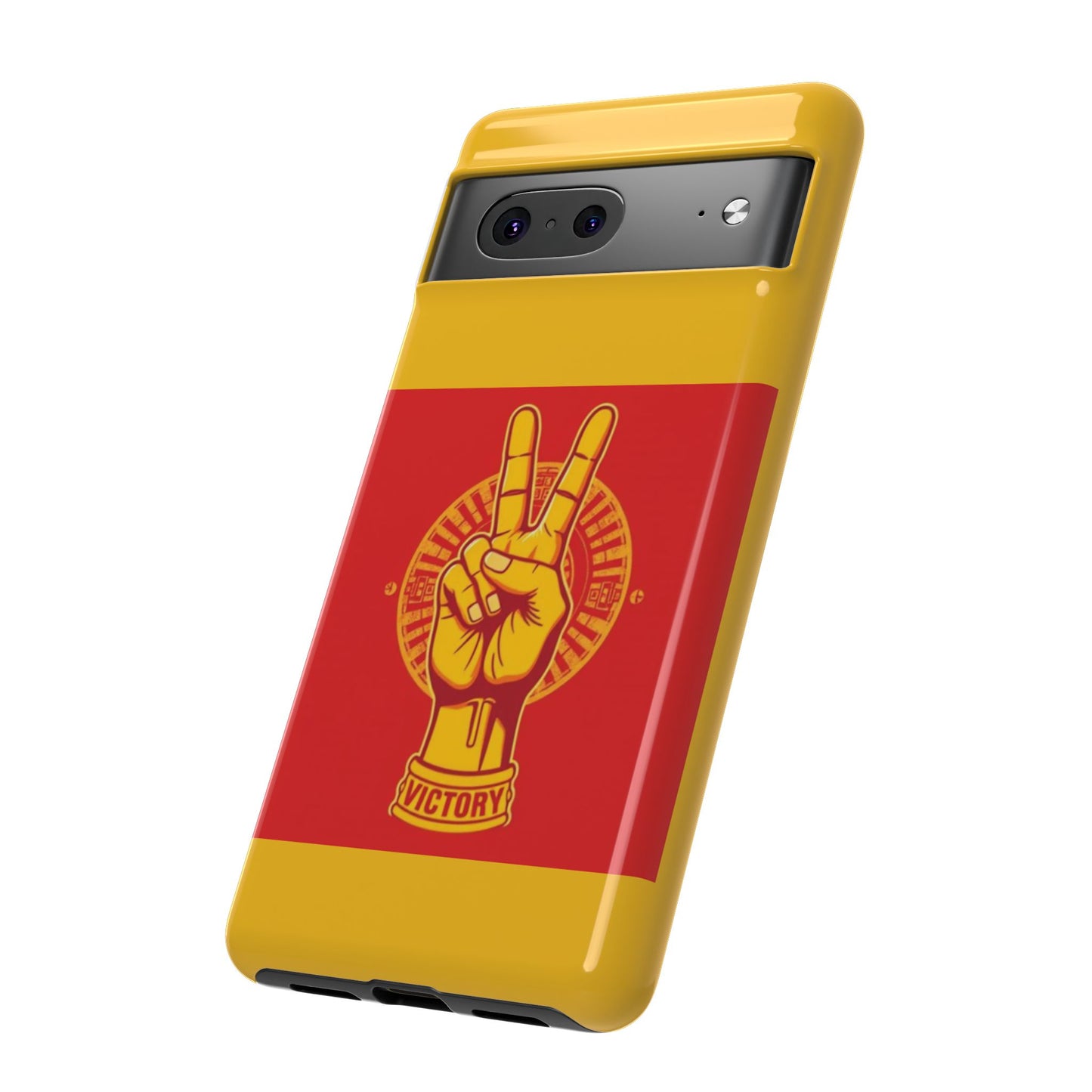 Victory Inspired Symbol Phone Case, Tough Phone Cover, Gift for Empowerment, Inspirational Tech Accessory, Unique Phone Protection