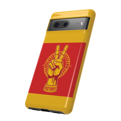 Victory Inspired Symbol Phone Case, Tough Phone Cover, Gift for Empowerment, Inspirational Tech Accessory, Unique Phone Protection