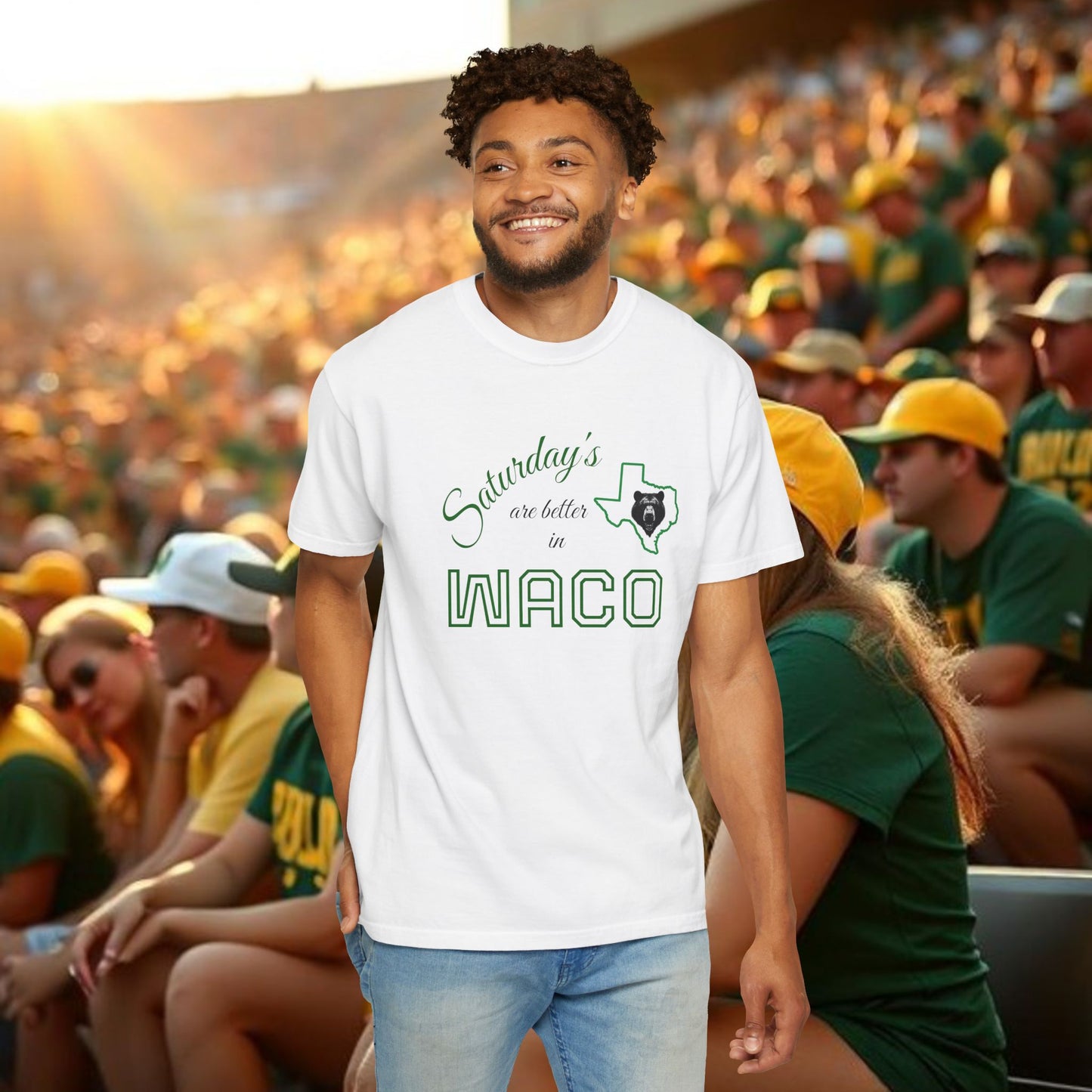 Waco Saturdays Unisex T-Shirt,  Unisex garment-dyed t-shirt, Ultra soft material.