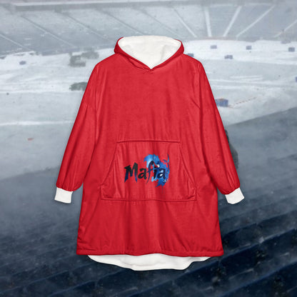 Cozy Unisex Hooded Blanket for Snuggling, Perfect Gift for Game Days, Movie Nights, Stay-at-Home Comfort, Christmas and Birthdays