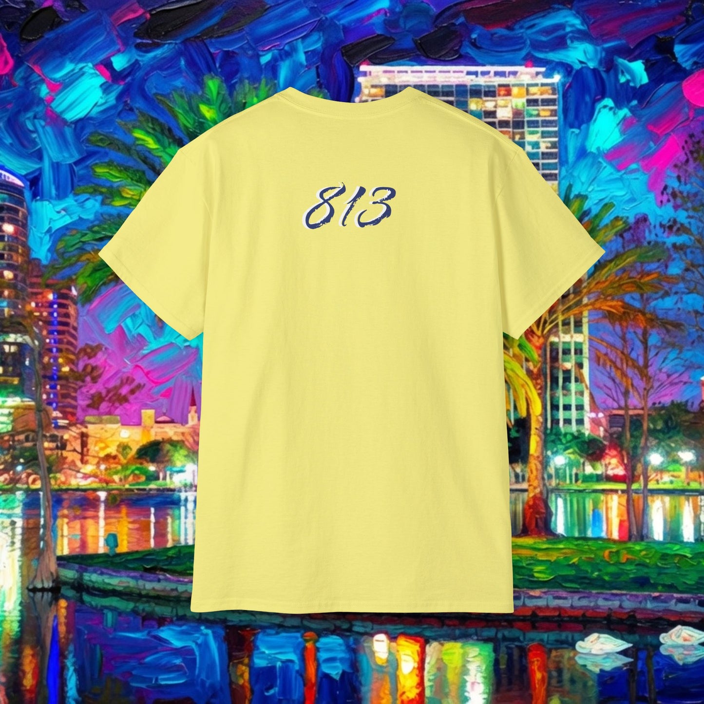 TB Monogram Tee — 813 Tampa Area Short-Sleeve T-Shirt