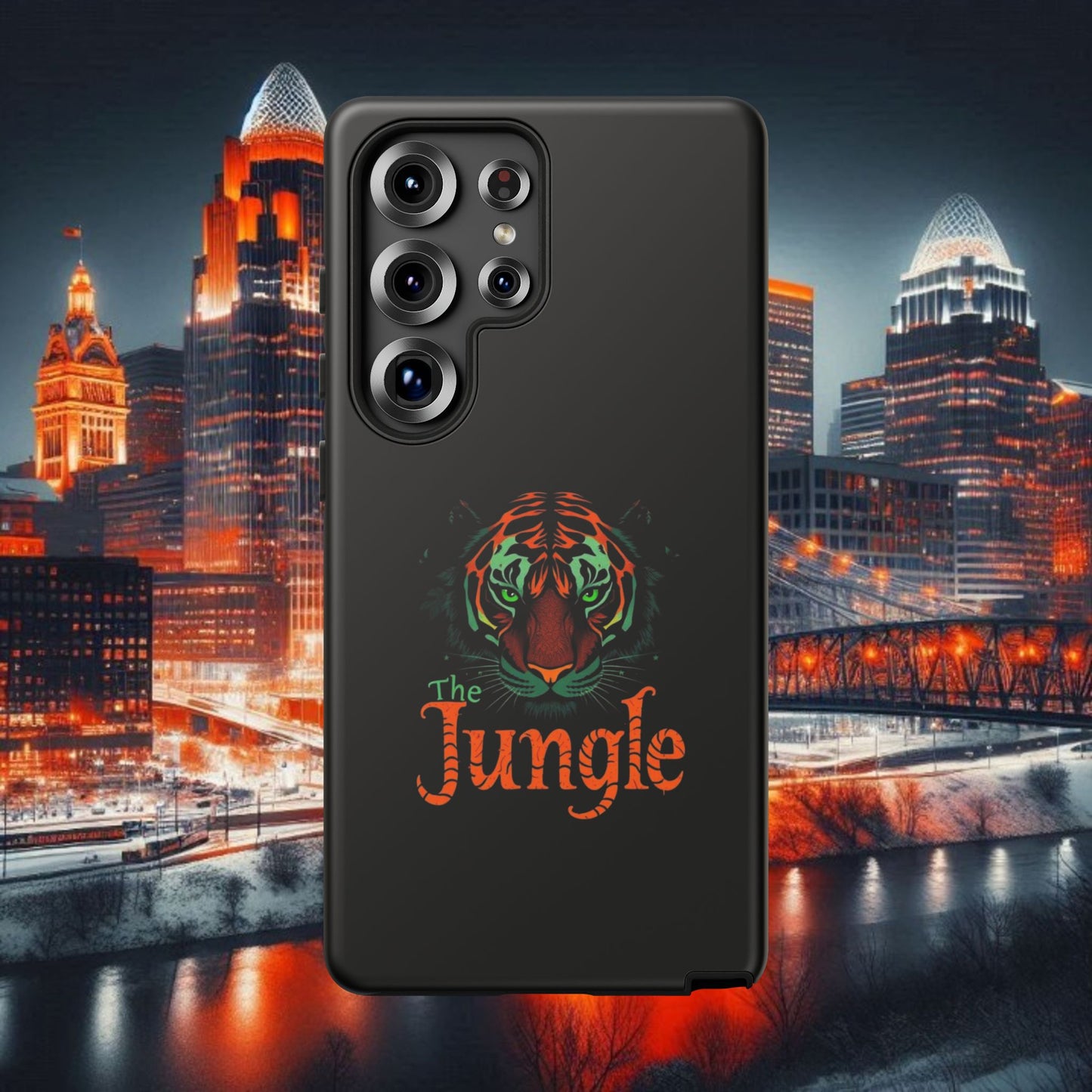 Phone Case, The Jungle Tough Phone Case for Football Fans, Friend Gift, Football Fan Accessories, Custom Phone Cover, Sports Team