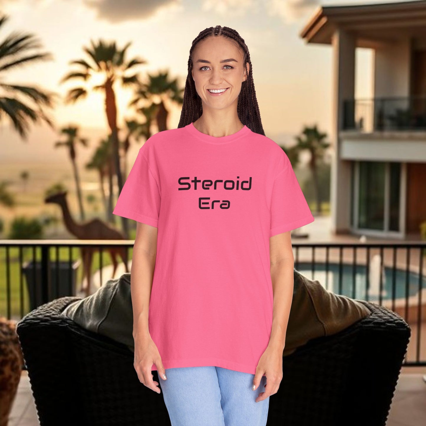 Vintage Baseball Unisex Garment-Dyed T-shirt, 90's Steroid Era Tee Shirt, Athletic Sports Tee, Retro Baseball Shirt, Sports Fan Gift,