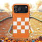 Vibrant Checkerboard Magnetic Tough Cases for Phones, Sports Fans' Accessory, Durable Protection, Tennessee Design, Custom Cases, Gift Ideas