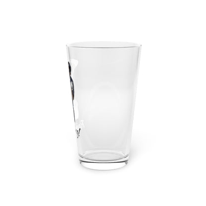 Rain Dog! Pint Glass - 16oz, Unique Drinking Glass, Fun Gift for Dog Lovers, Perfect for Celebrations, Customizable Drinkware