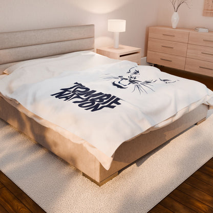 Zombie Nation Velveteen Plush Blanket – Fierce Design