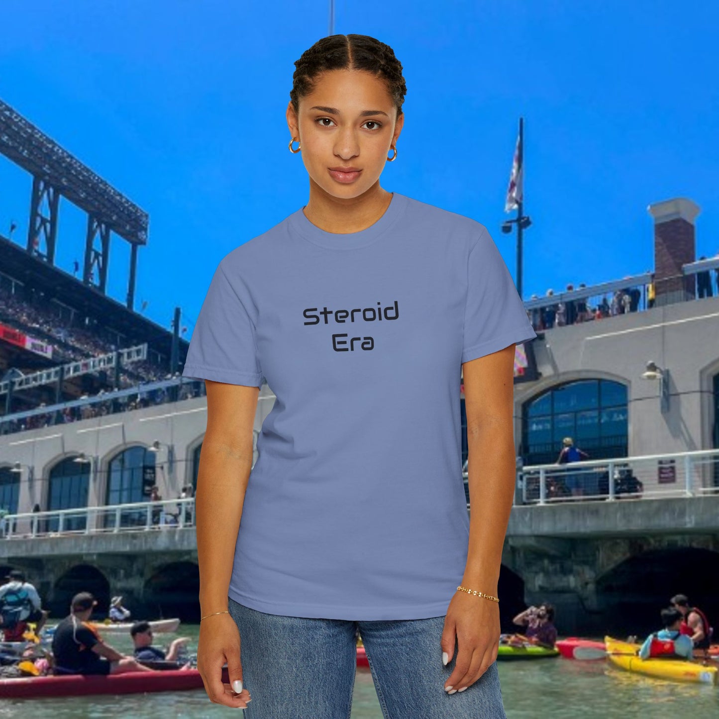 Vintage Baseball Unisex Garment-Dyed T-shirt, 90's Steroid Era Tee Shirt, Athletic Sports Tee, Retro Baseball Shirt, Sports Fan Gift,