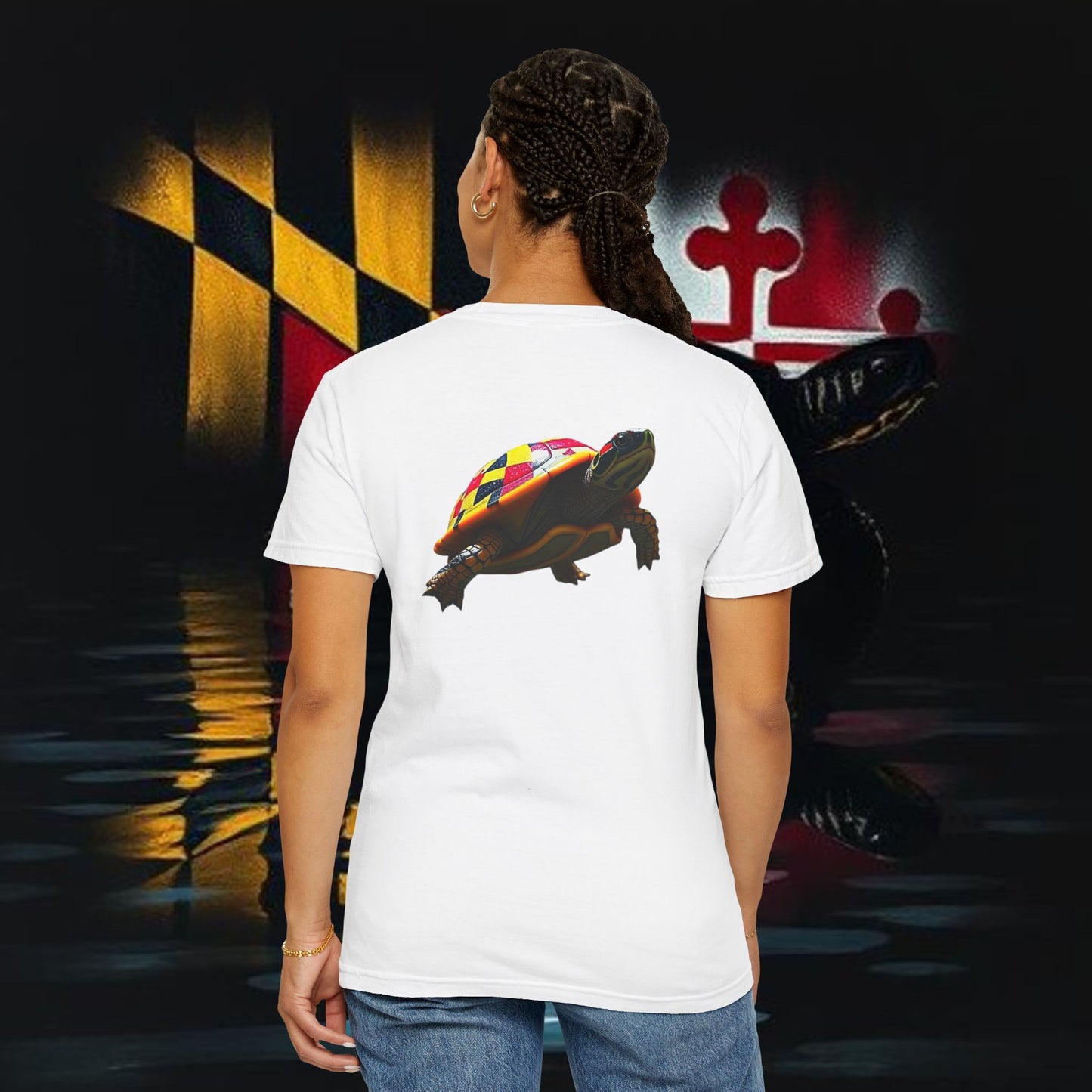 College Park Garment-Dyed T-Shirt: Perfect for Fans, College Spirit, Casual Wear, Gifts, and Events