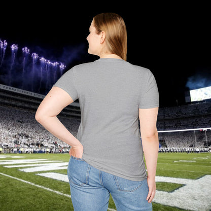 Fierce Silhouette Graphic T-Shirt, Unisex Tee, Gameday Shirt, Casual Wear, College Fashion, Gift for White Out Game