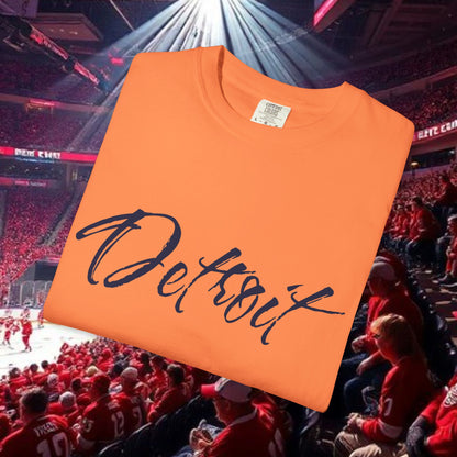 Detroit Script T-Shirt — City Pride Tee