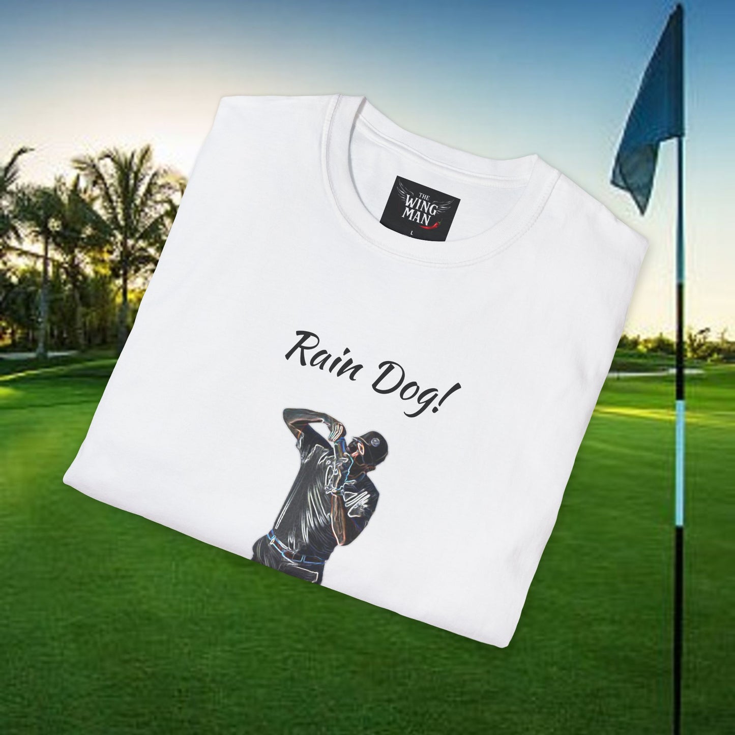 Rain Dog Unisex T-Shirt, Graphic Tee, Casual Wear, Gift for Dog Lovers, Everyday Style, Unique Design Shirt