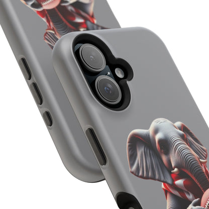 Elephant Football Case - Impact-Resistant Phone Cover, Unique Gift for Sports Lovers, Animal Case for Kids, Fun Accessories, Durable