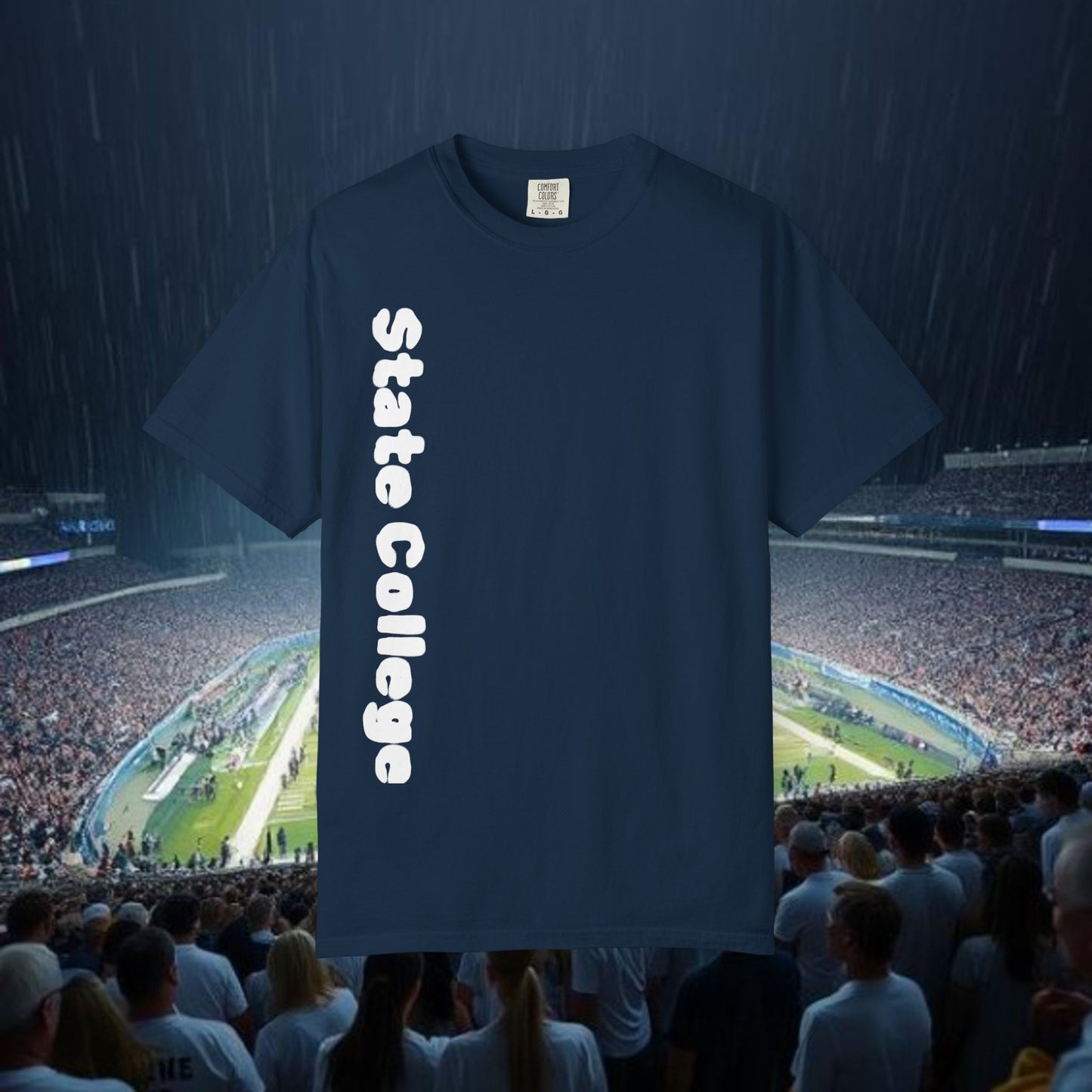 State College Tee - Unisex Garment-Dyed T-Shirt, College Merch, Graphic Tee, Nittany Lion Shirt, Back to School Style