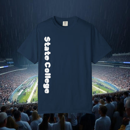 State College Tee - Unisex Garment-Dyed T-Shirt, College Merch, Graphic Tee, Nittany Lion Shirt, Back to School Style