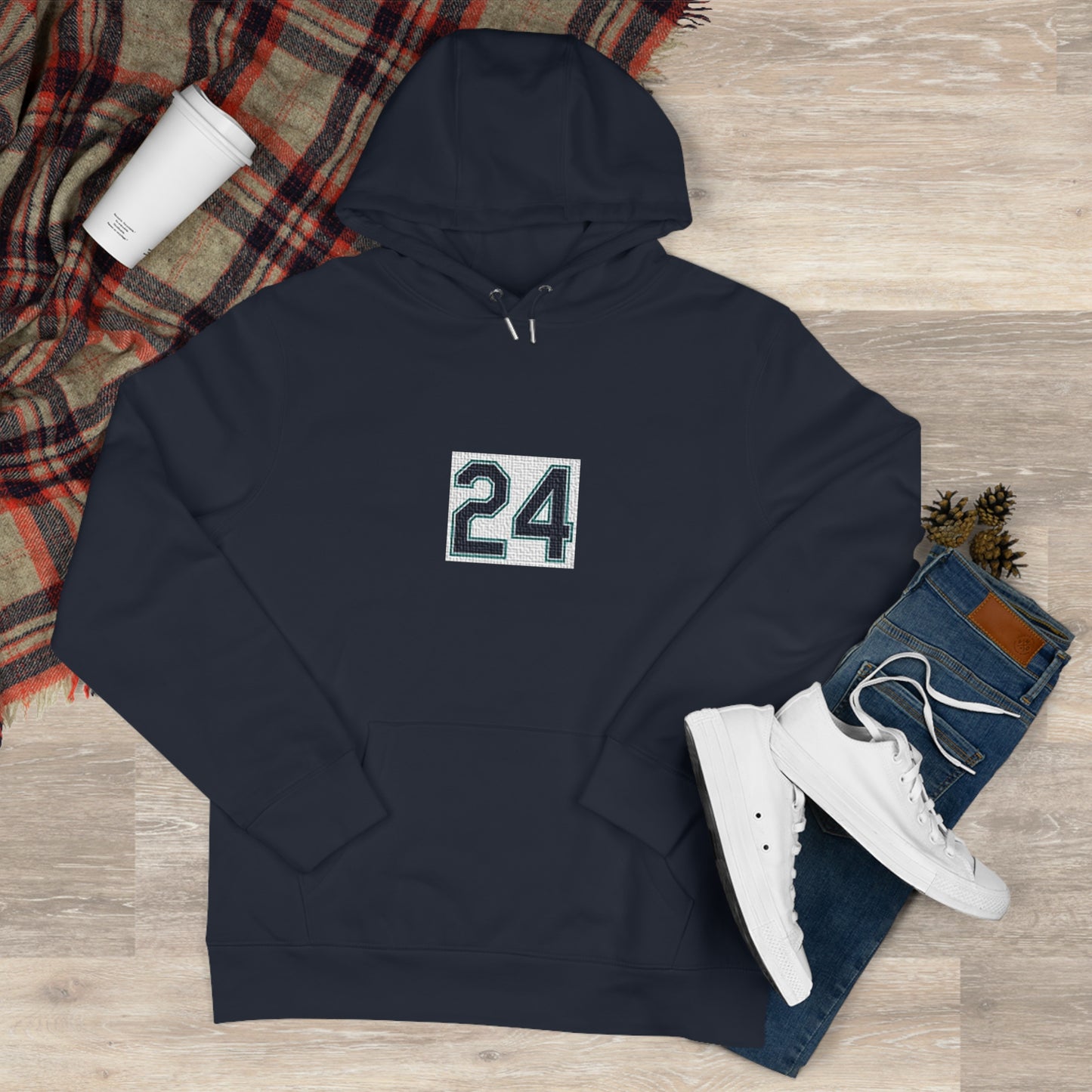 Legends 24 King Hoodie — Number 24 Pullover Hooded Sweatshirt