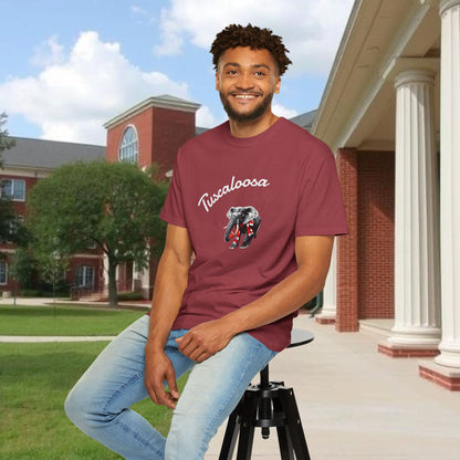 Tuscaloosa Elephant T-Shirt — University Pride Vintage Campus Tee, Soft-Style, Perfect T-Shirt for Gameday and the Tailgate