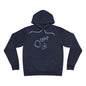 Maine Outline Hoodie with Script "Orono" - Cozy Pullover for Sports Fans and Students