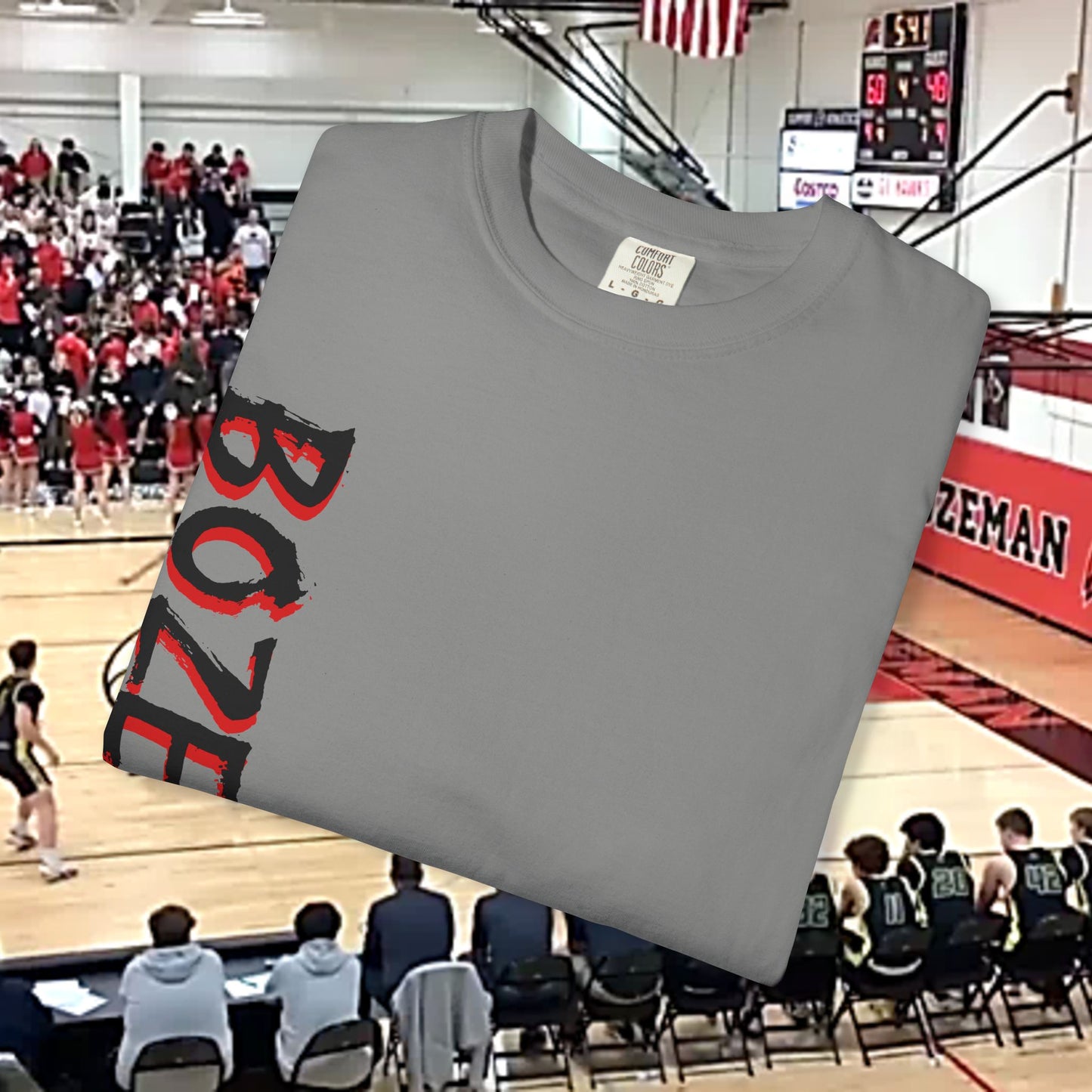 Hawk Unisex Garment-Dyed T-shirt | Sporty Style, Team Spirit, Casual Wear, Gift for Fans, Everyday Comfort