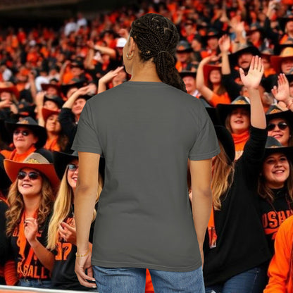 Stillwater Script T‑Shirt — Casual City Pride Tee, Soft-Style Shirt, Perfect for Gameday