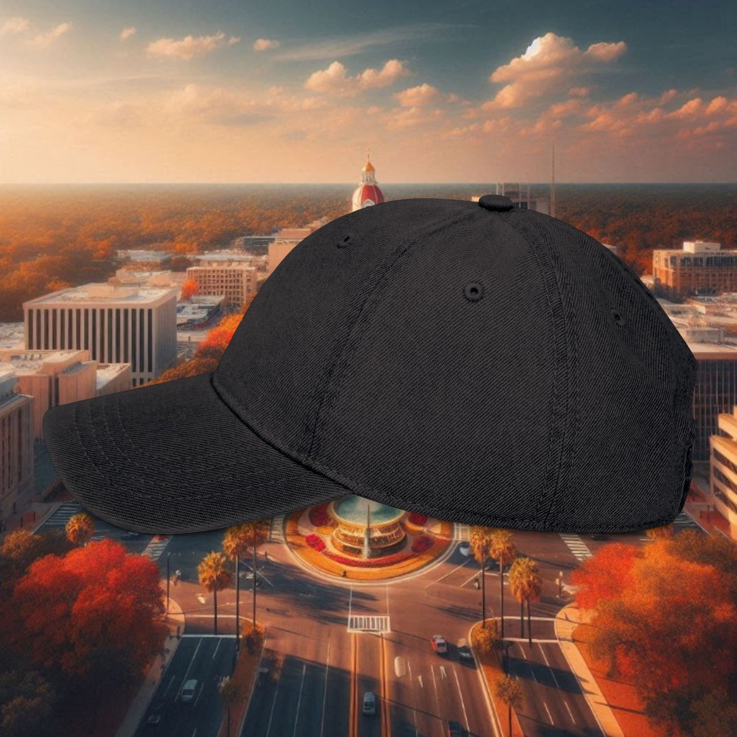 Stylish Embroidered Denim Hat | Casual Cap for Sports Fans, Outdoor Adventures, Gift for Him, Hat for Fans