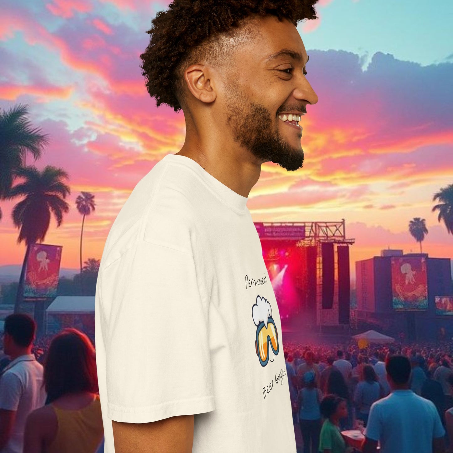 Unisex Beer Goggles Tee, Comedy T-Shirt, Festival Shirt, Funny Summer Tee, Barbecue Outfit, Gift for Beer Lovers