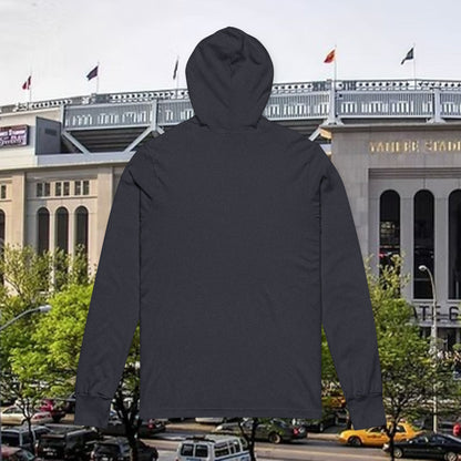 Giancarlo Inspired Hooded Long Sleeve Tee with Vintage Game Logo, Sports Apparel, Casual Wear, Gift for Baseball Fans