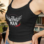 The Wing Man Stylish Women's Spaghetti Strap Tank Top for Relaxed Days, Summer Wear, Beach Vibes, Casual Outfits, Gift for Her