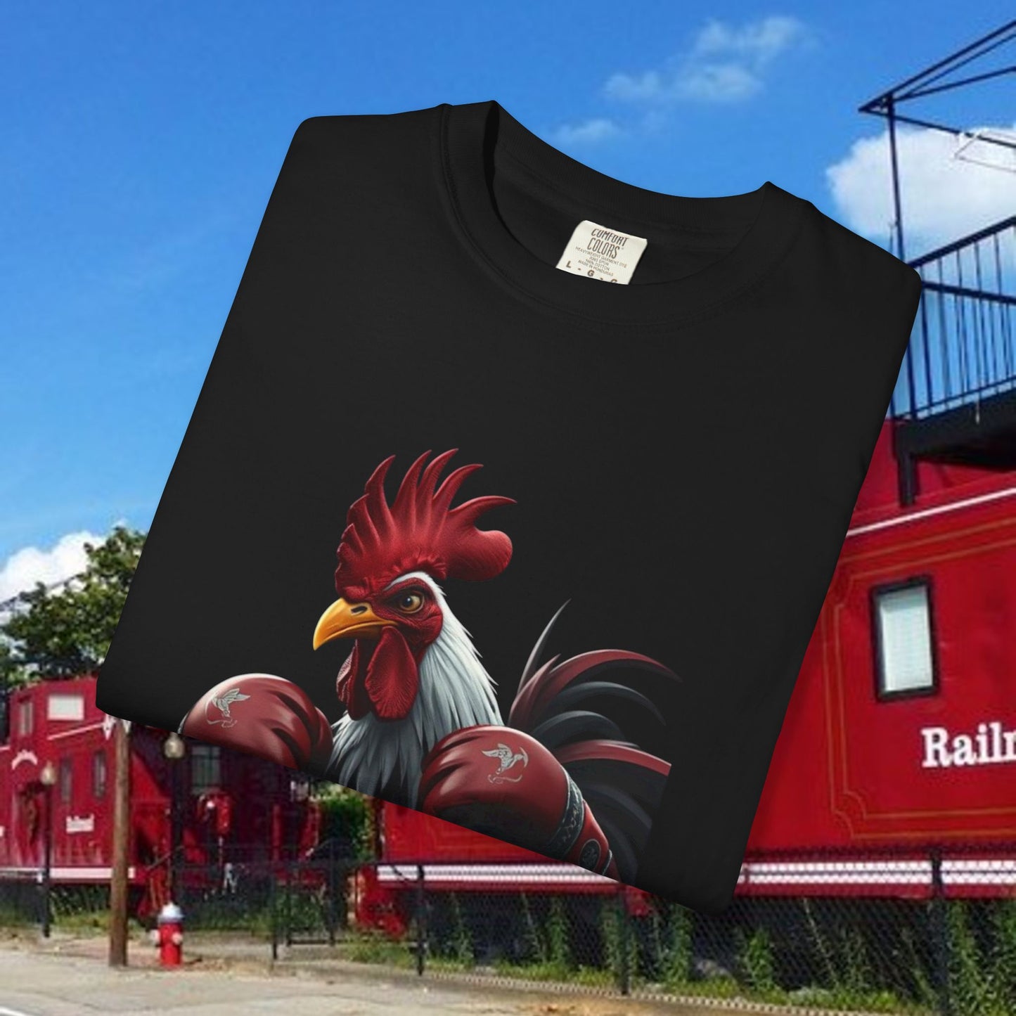 Vibrant Rooster Graphic Tee | Perfect Gift for Football Fans, Farmhouse Decor, Casual Wear, Birthday or Holiday