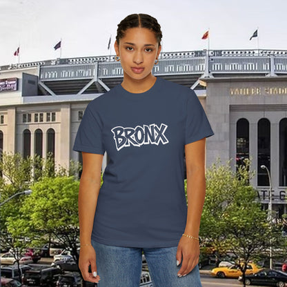 Bronx Unisex Garment-Dyed T-Shirt, Streetwear Tee, Urban Style Shirt, New York Fashion Top, Gift for NYC Lovers
