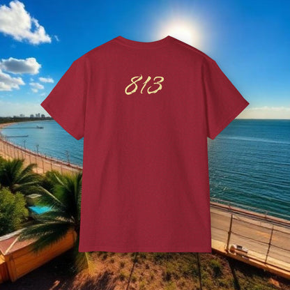 TB Monogram Tee — 813 Tampa Area Short-Sleeve T-Shirt