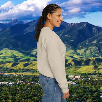 Montana 41 Crewneck Sweatshirt — State Outline Graphic