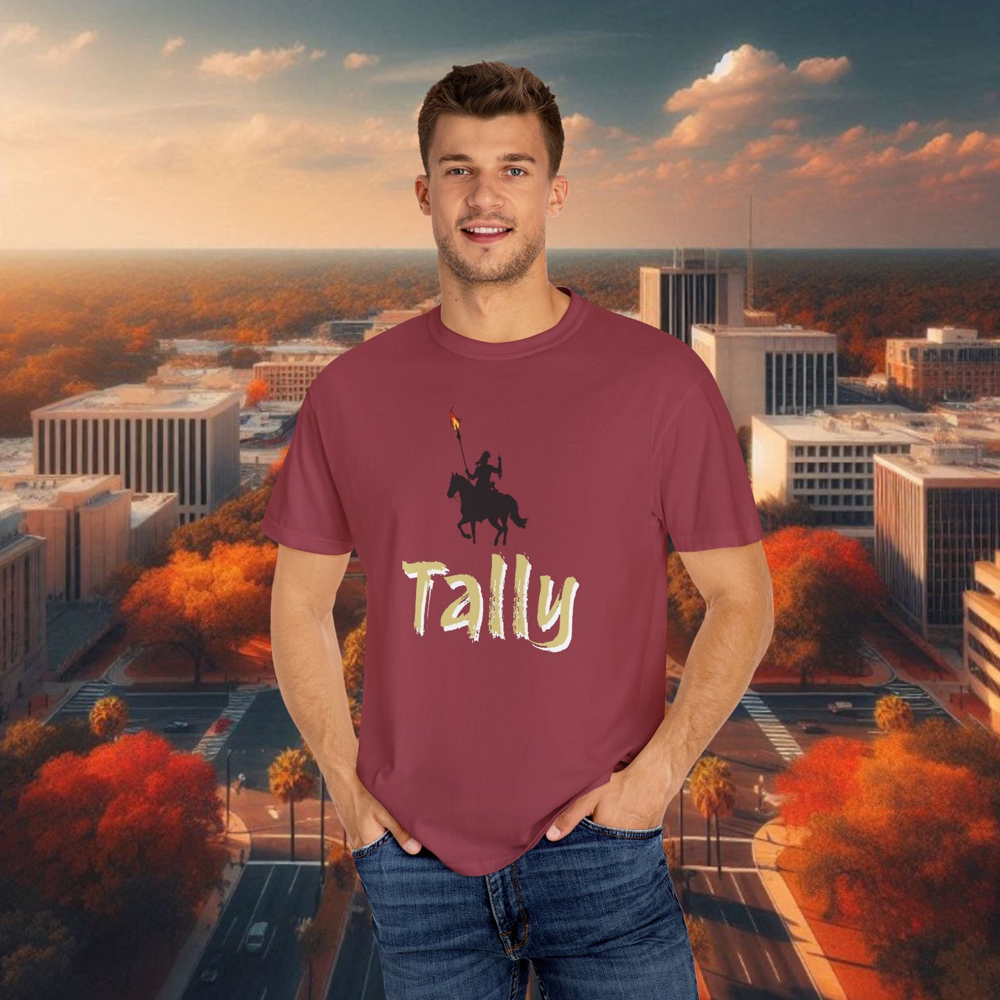 T-Shirt with Tally Design, Perfect for Game Day, Fan Apparel, Casual Wear, Sports Enthusiast Gift, Cheer Squad Tee