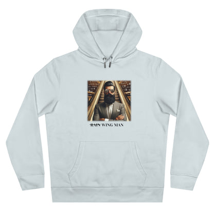 Wing Man Hooded Sweatshirt - Cozy Graphic Hoodie for King Vibe Lovers, Perfect for Casual Wear, Gifts, and Celebrations