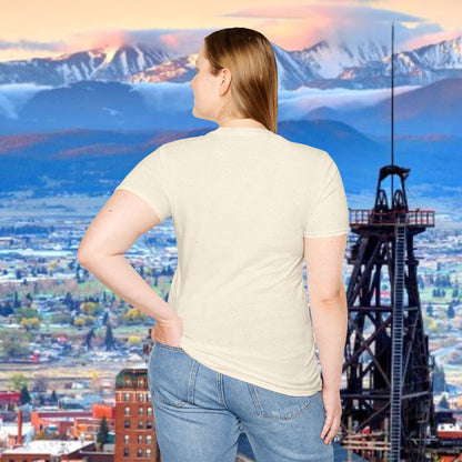 Butte, America Unisex Softstyle T-Shirt - Cozy Apparel for Locals, Travel Souvenir, Gift Idea, Casual Wear, Adventure Tee