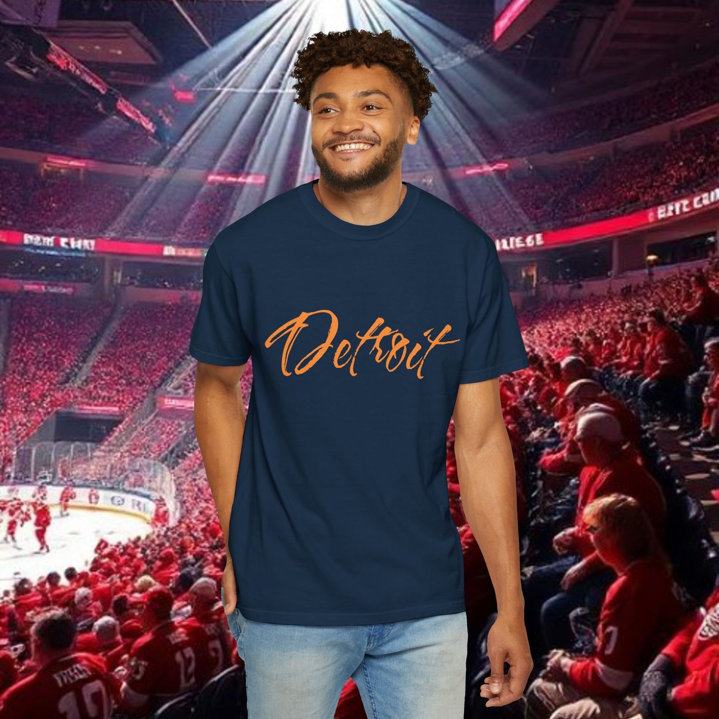 Detroit Script T-Shirt — City Pride Tee