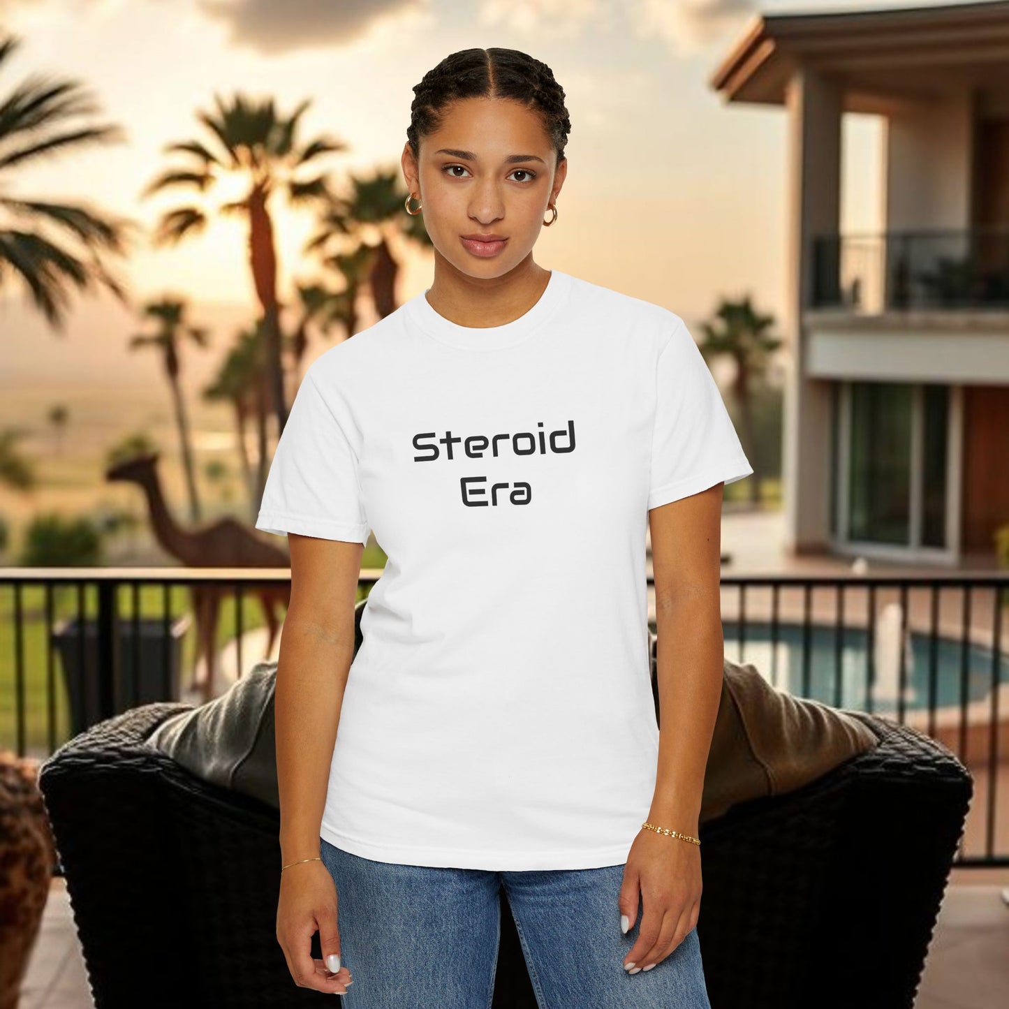 Vintage Baseball Unisex Garment-Dyed T-shirt, 90's Steroid Era Tee Shirt, Athletic Sports Tee, Retro Baseball Shirt, Sports Fan Gift,