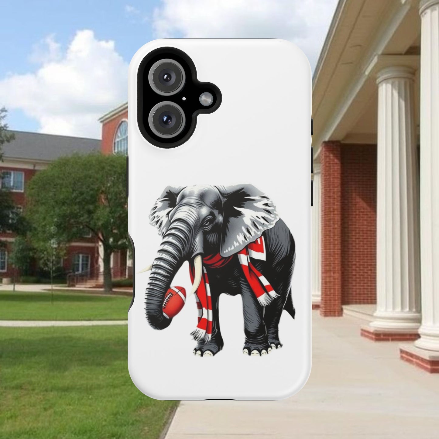 Vibrant Elephant Tough Cases - Unique Phone Case, Wildlife Lover Gift, Sports Team Accessory, Trendy Phone Cover, Fun Animal Design