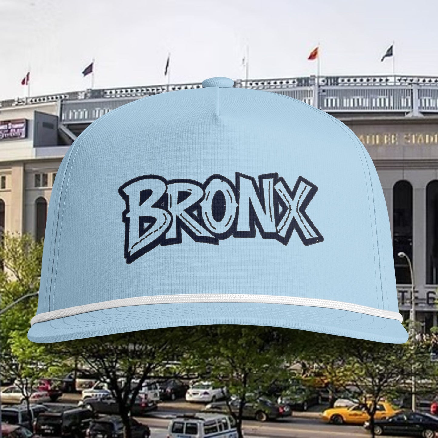 Bronx Graffiti Rope Cap — Sunwashed Vintage Snapback Hat