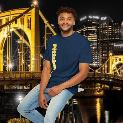Pittsburgh Graphic T-Shirt, Unisex Shirt, Casual Wear, Sports Apparel, Gift for Sports Fans, Birthday Gift, Streetwear
