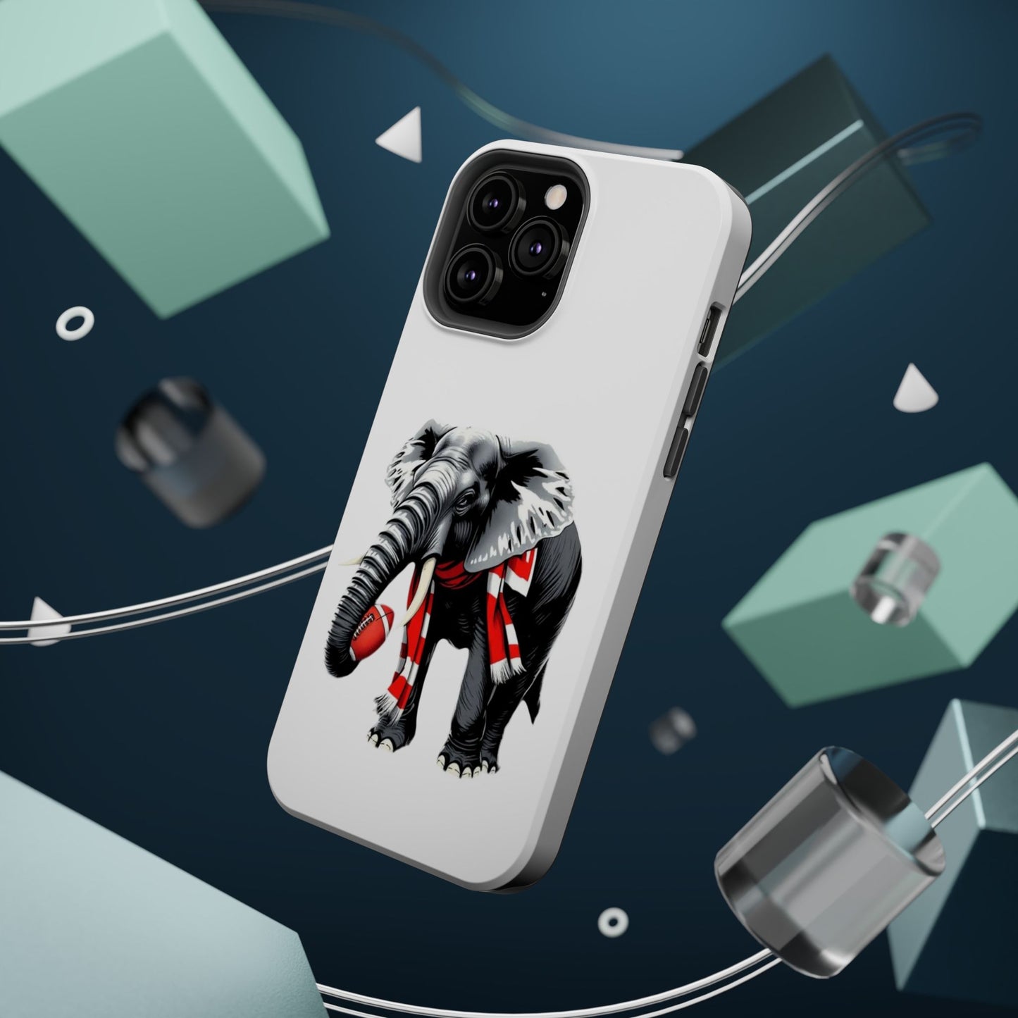 Vibrant Elephant Tough Cases - Unique Phone Case, Wildlife Lover Gift, Sports Team Accessory, Trendy Phone Cover, Fun Animal Design