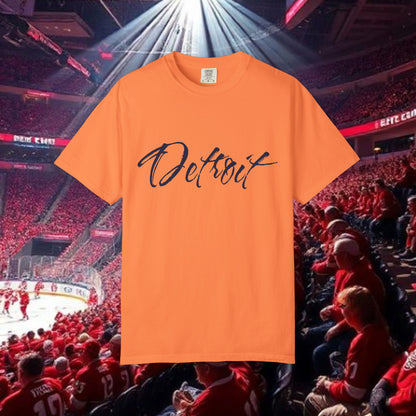 Detroit Script T-Shirt — City Pride Tee