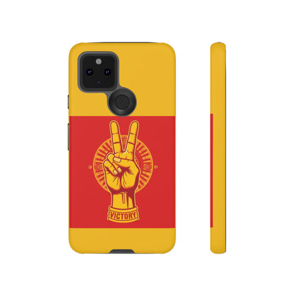 Victory Inspired Symbol Phone Case, Tough Phone Cover, Gift for Empowerment, Inspirational Tech Accessory, Unique Phone Protection