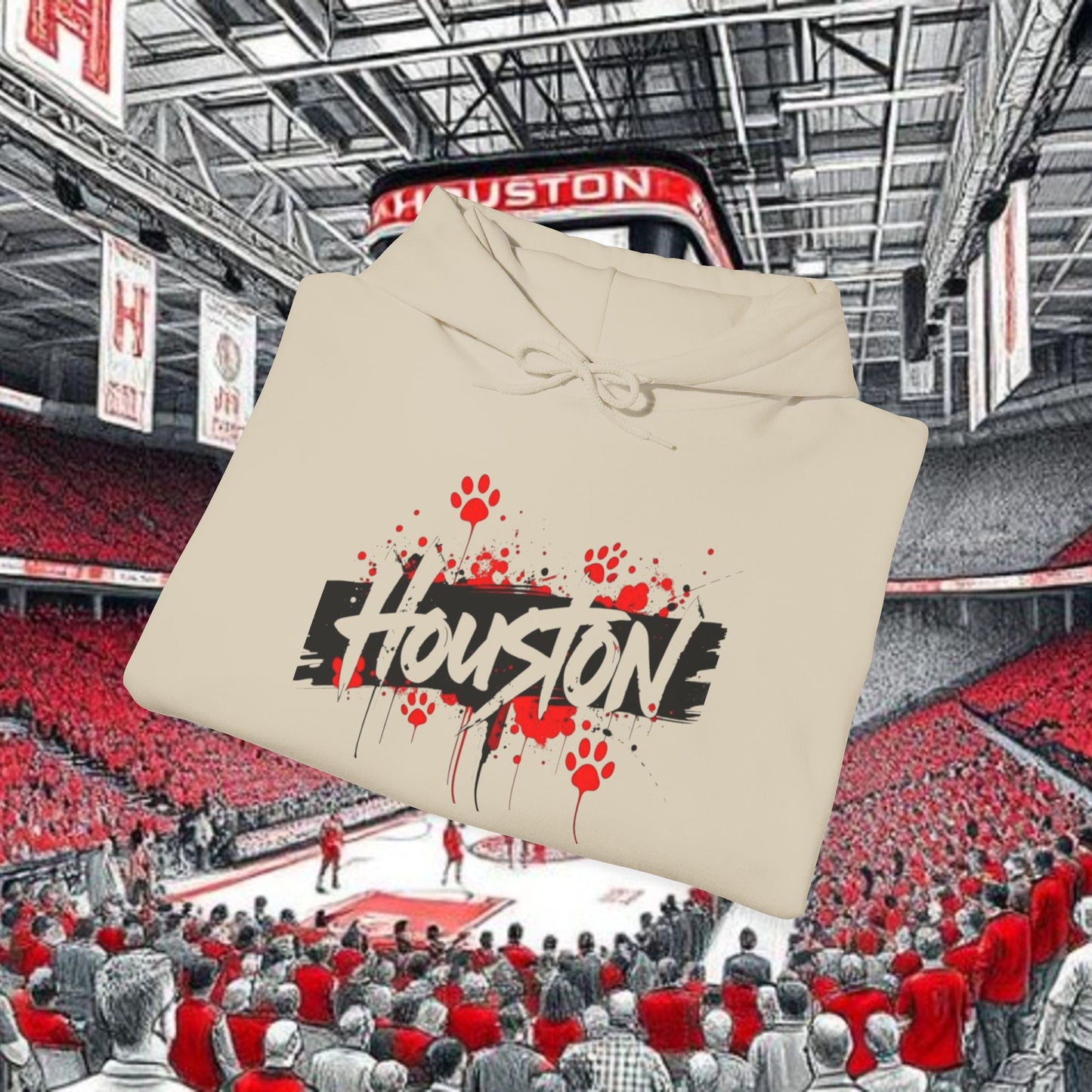 Graffiti Style Hoodie - Perfect for Game Day