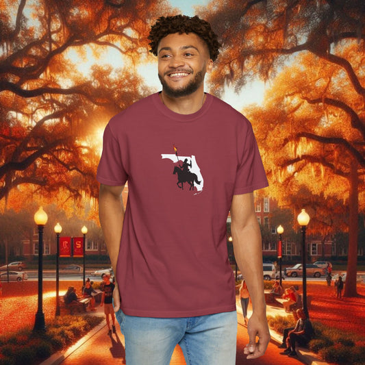 T-Shirt with Tally Design, Casual Wear, Gift for Sports Fans, College Apparel, Summer Fashion, State Pride Tee