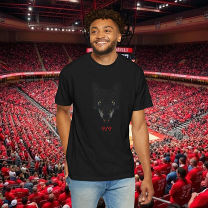 919 Area Code Graphic T-Shirt, Unisex Fan Tee, Tailgate Gear, Streetwear, Unique Art Shirt, Stylish Gift Idea