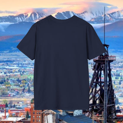 Butte, America Unisex Softstyle T-Shirt - Cozy Apparel for Locals, Travel Souvenir, Gift Idea, Casual Wear, Adventure Tee